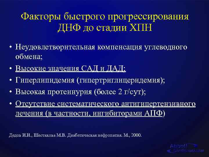 Клиническая картина хпн