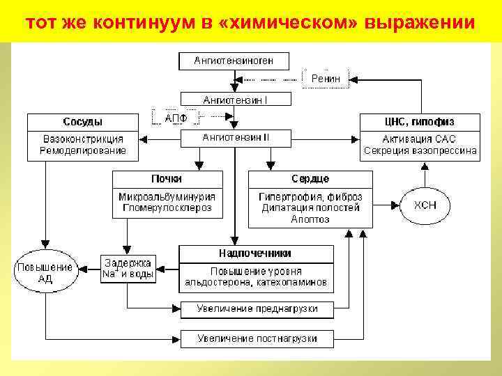 тот же континуум в «химическом» выражении 