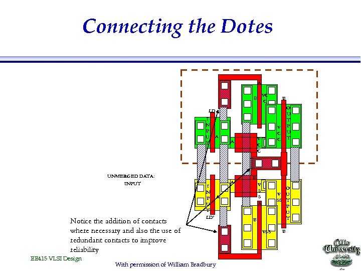 Connecting the Dotes A VC C B B O U T P U T