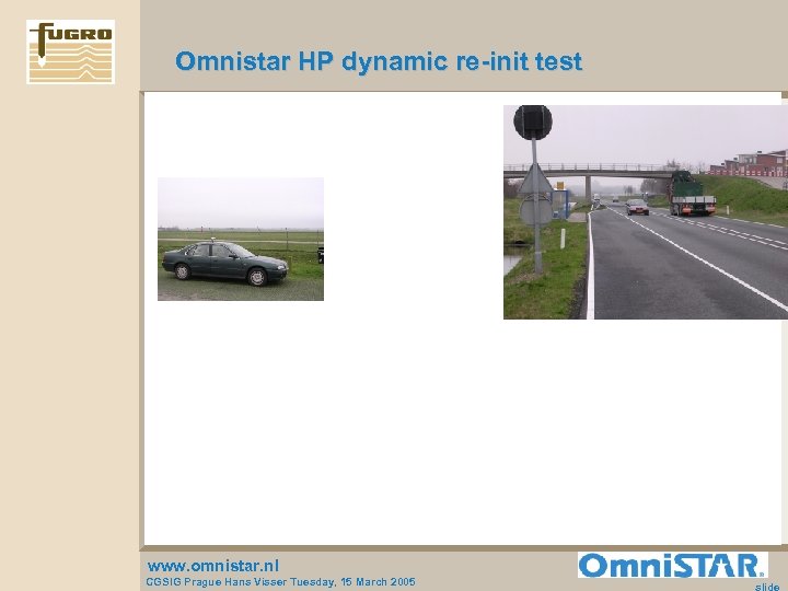 Omnistar HP dynamic re-init test www. omnistar. nl CGSIG Prague Hans Visser Tuesday, 15