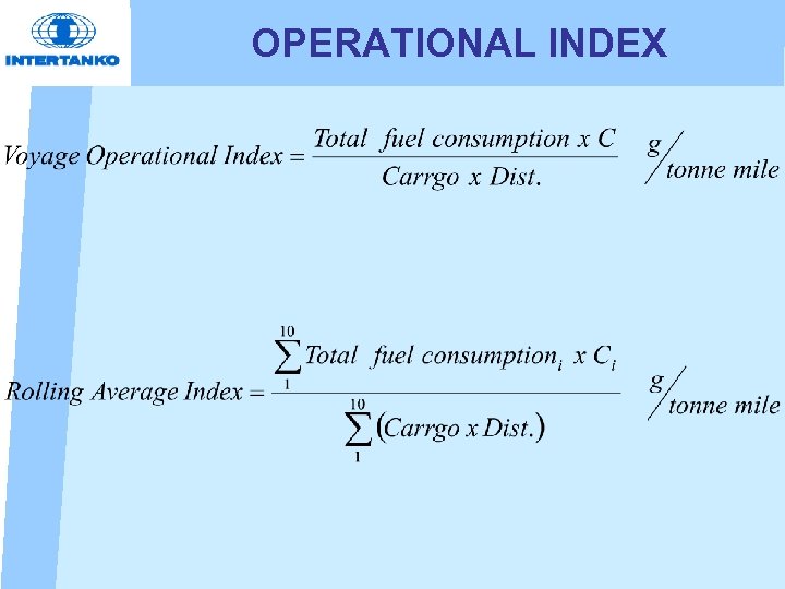 OPERATIONAL INDEX 