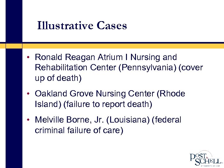 Illustrative Cases • Ronald Reagan Atrium I Nursing and Rehabilitation Center (Pennsylvania) (cover up