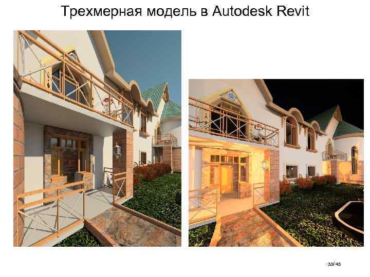 Трехмерная модель в Autodesk Revit 33/ 45 