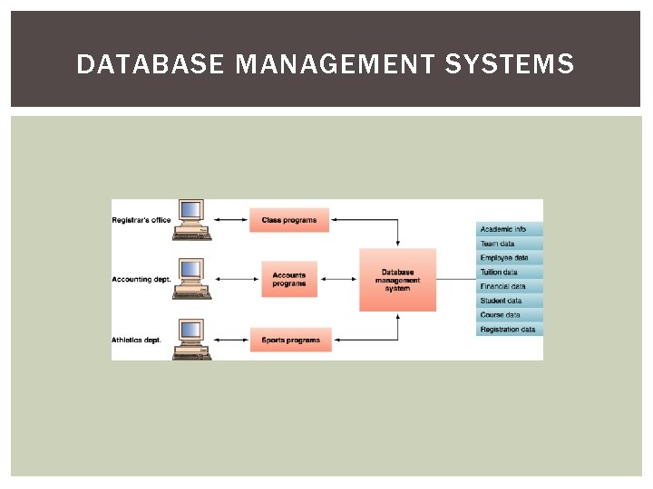 DATABASE MANAGEMENT SYSTEMS 