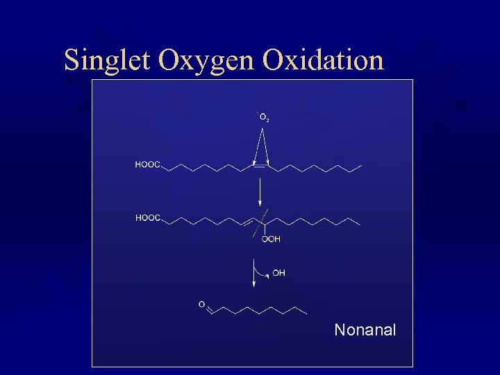 Singlet Oxygen Oxidation Nonanal 