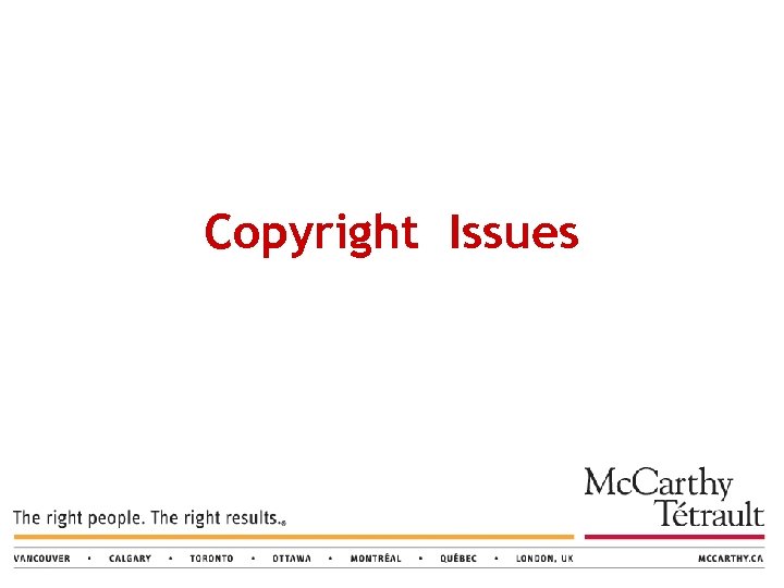Copyright Issues 