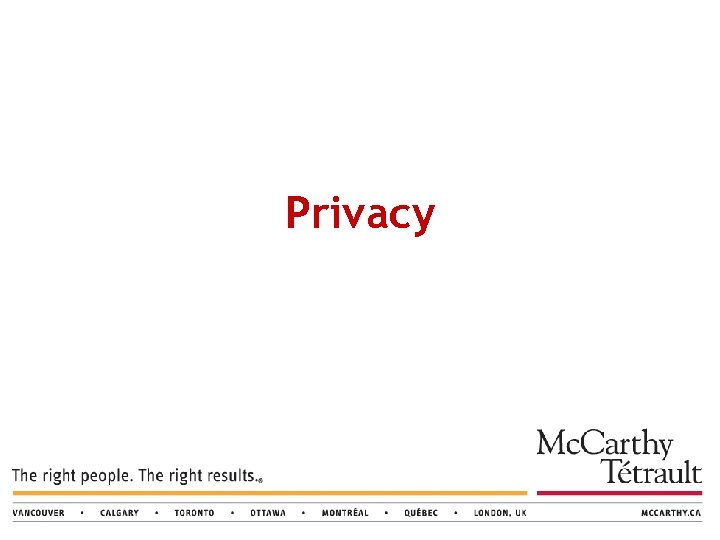 Privacy 
