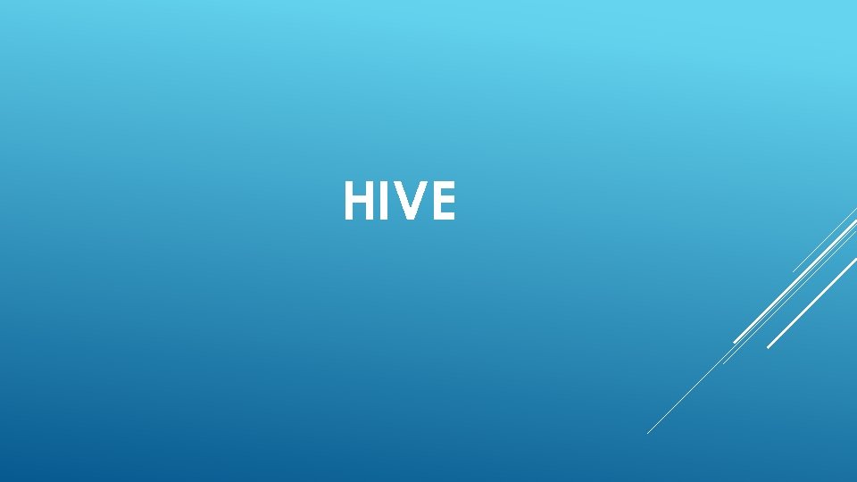 HIVE 