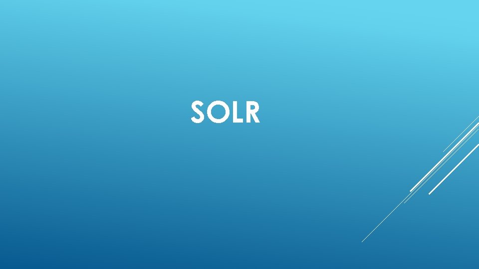 SOLR 