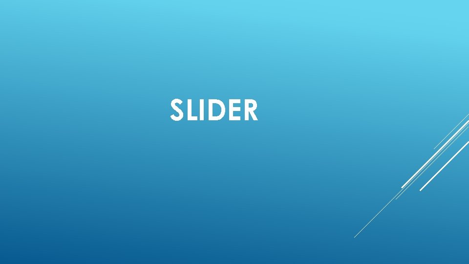 SLIDER 