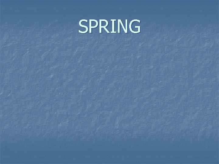SPRING 
