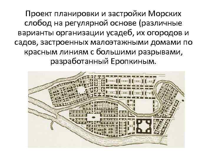 План застройки васильевского острова