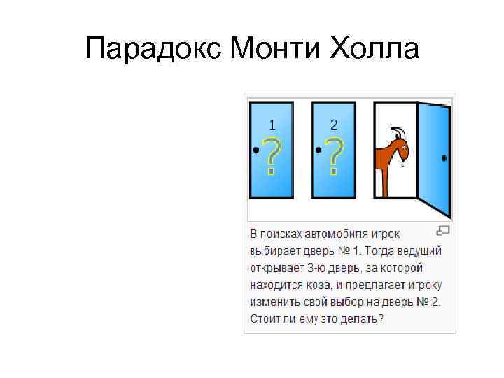 Загадка монти