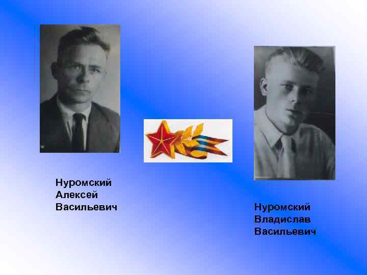 Нуромский Алексей Васильевич Нуромский Владислав Васильевич 