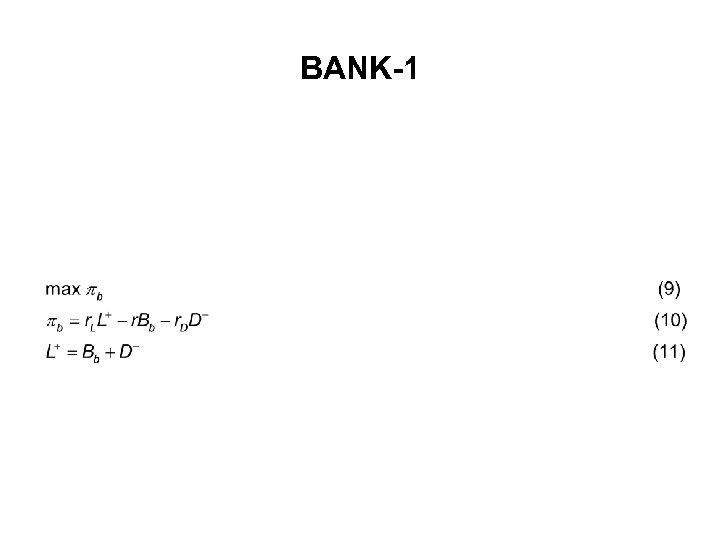 BANK-1 