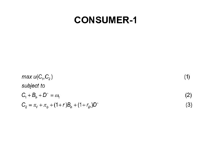 CONSUMER-1 
