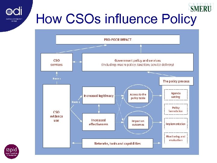 How CSOs influence Policy 