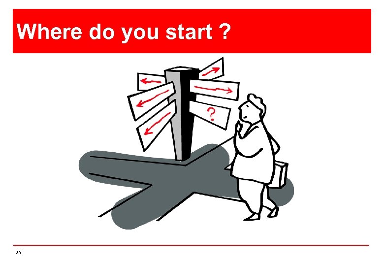 Where do you start ? 39 