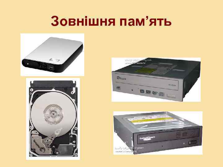 Зовнішня пам’ять 