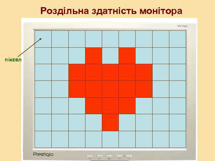 Роздільна здатність монітора піксел 