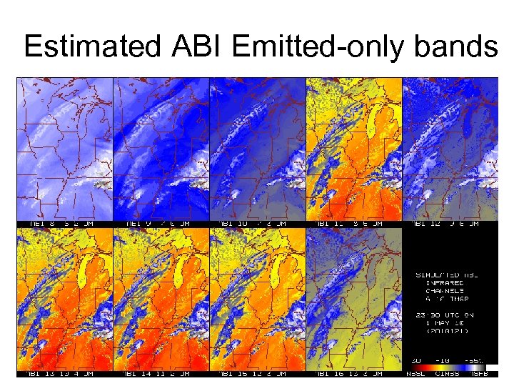 Estimated ABI Emitted-only bands 9 