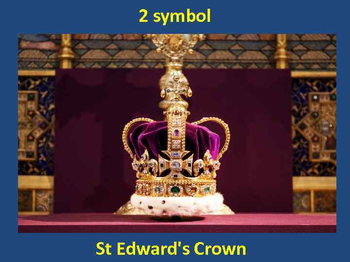 2 symbol St Edward's Crown 