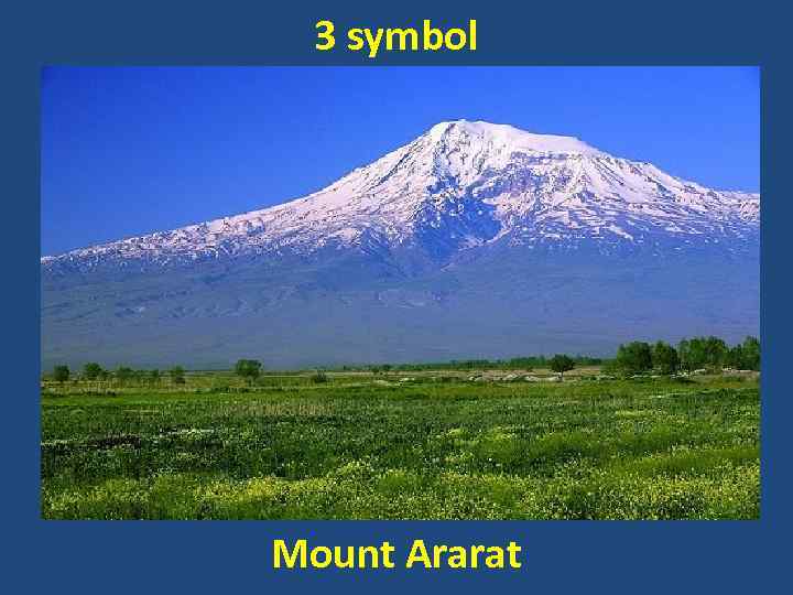 3 symbol Mount Ararat 