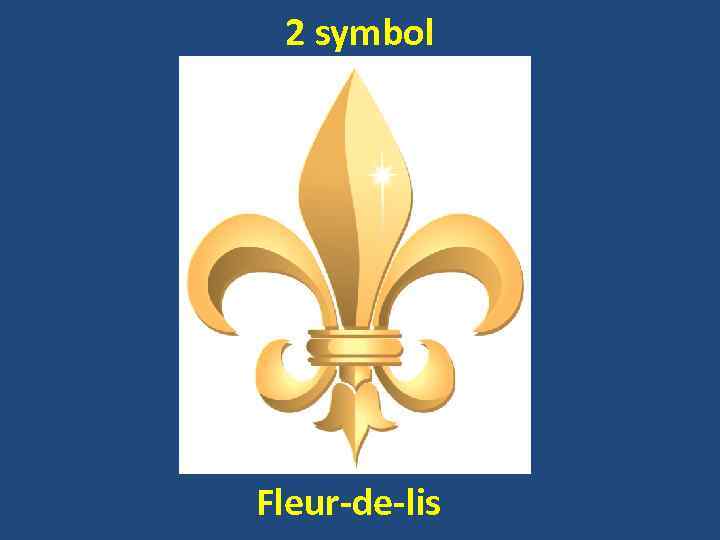 2 symbol Fleur-de-lis 