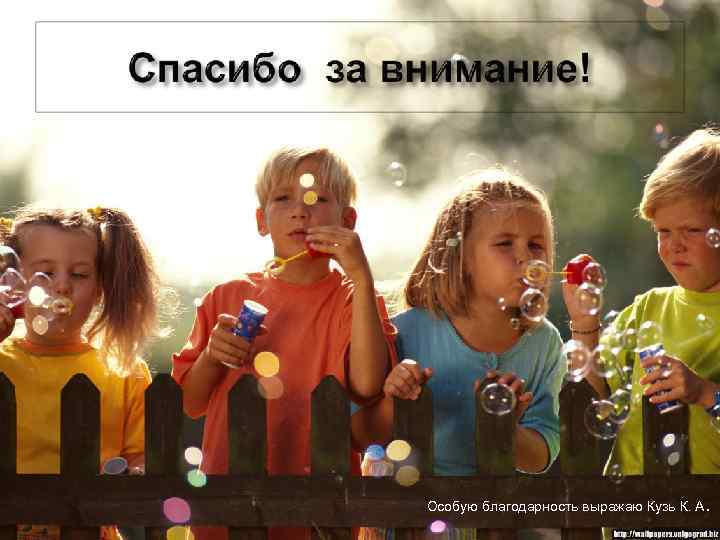 Особую благодарность выражаю Кузь К. А. 