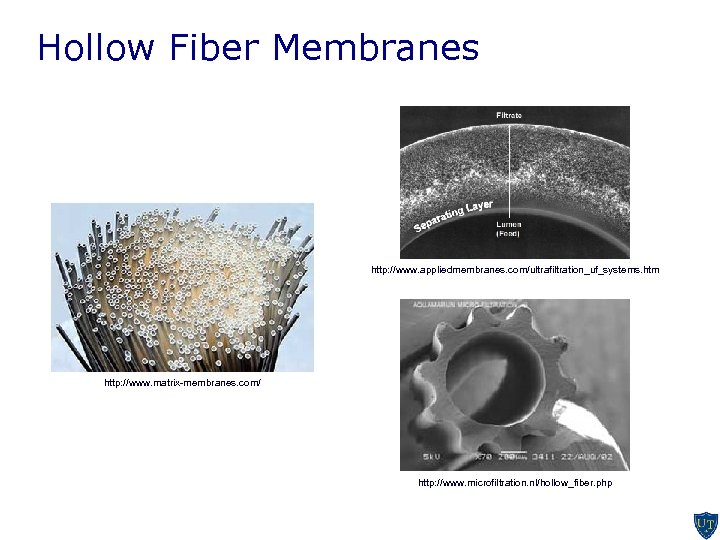 Hollow Fiber Membranes http: //www. appliedmembranes. com/ultrafiltration_uf_systems. htm http: //www. matrix-membranes. com/ http: //www.