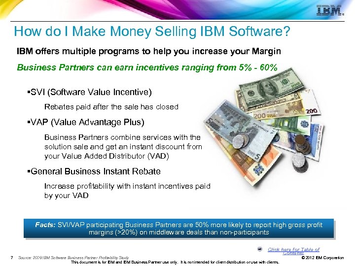 How do I Make Money Selling IBM Software? IBM offers multiple programs to help