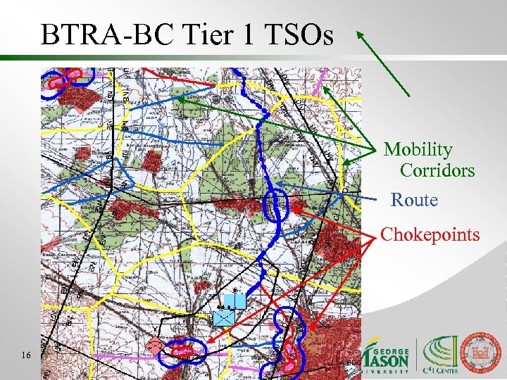 BTRA-BC Tier 1 TSOs Mobility Corridors Route Chokepoints 16 