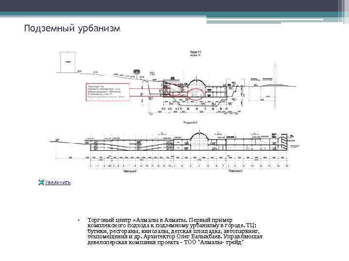 Подземный урбанизм • Торговый центр «Алмалы в Алматы. Первый пример комплексного подхода к подземному