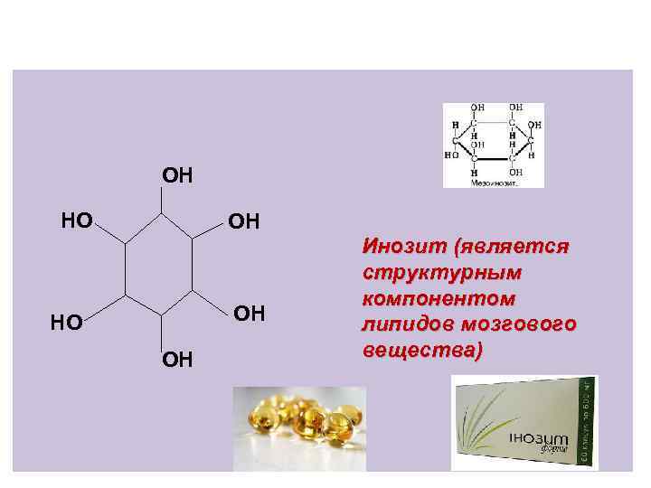 Является структурными элементами. Инозит. Инозит химия.