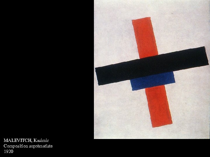 MALEVITCH, Kasimir Composition suprématiste 1920 
