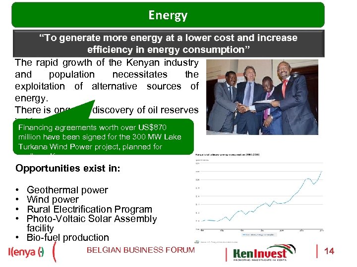 Energy “To generate more energy at a lower cost and increase efficiency in energy