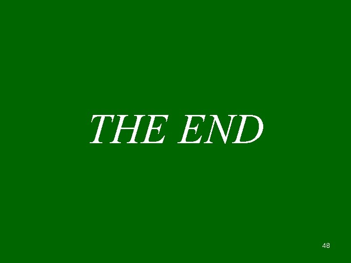 THE END 48 