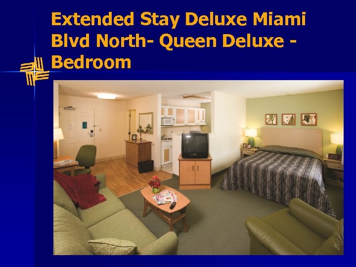 Extended Stay Deluxe Miami Blvd North- Queen Deluxe Bedroom 