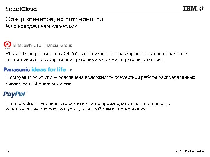 Обзор клиентов, их потребности Что говорят нам клиенты? Risk and Compliance – для 34.