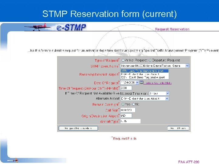 STMP Reservation form (current) 