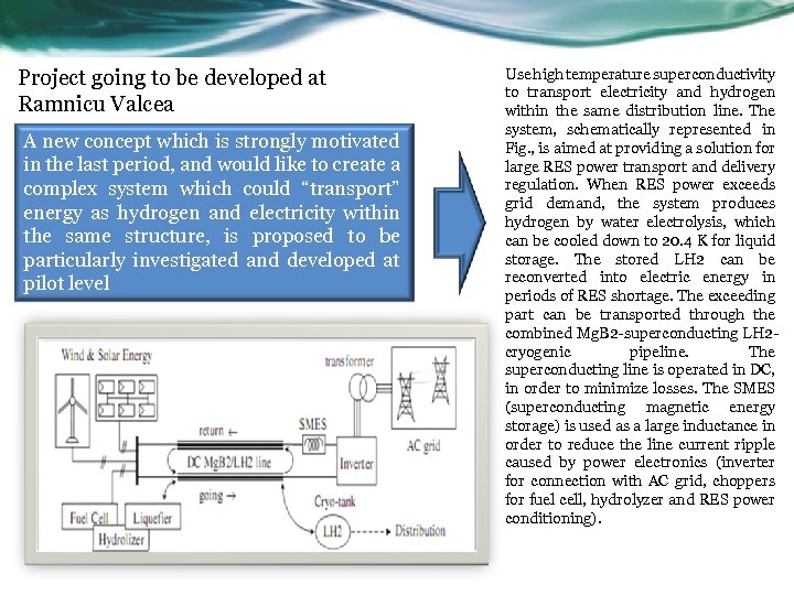 Project going to be developed at Ramnicu Valcea A new concept which is strongly
