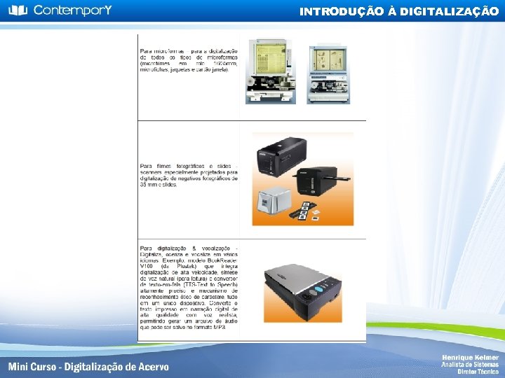 INTRODUÇÃO À DIGITALIZAÇÃO 