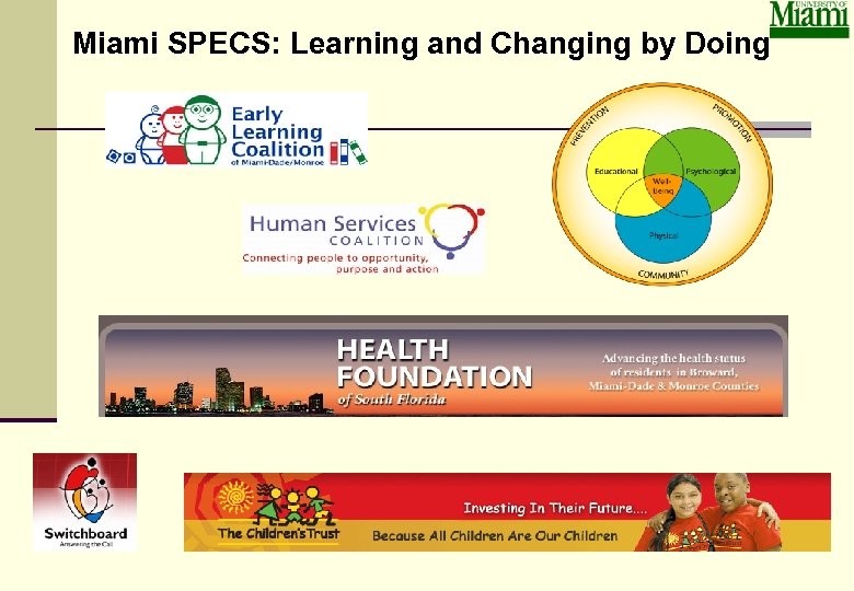 Miami SPECS: Learning and Changing by Doing 