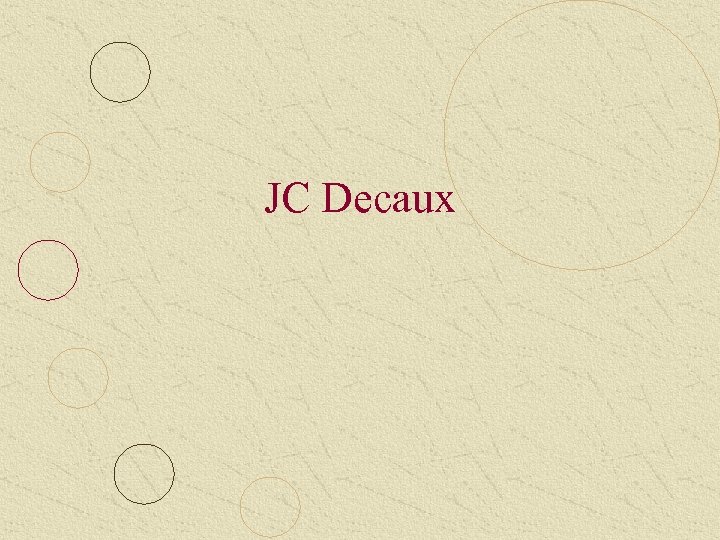 JC Decaux 