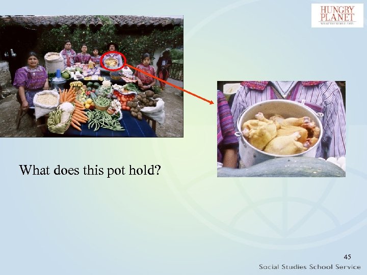 What does this pot hold? 45 