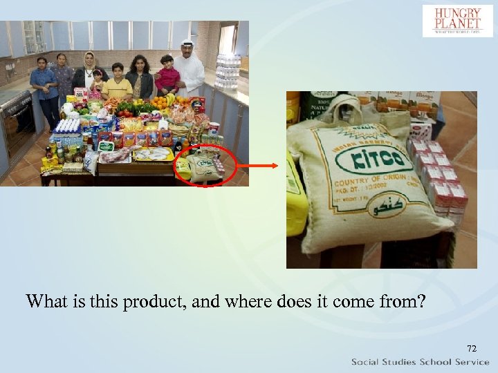 What is this product, and where does it come from? 72 