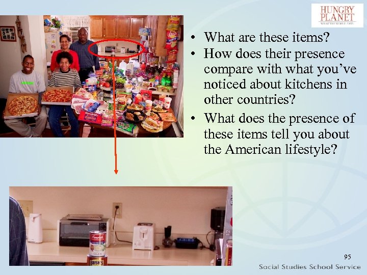  • What are these items? • How does their presence compare with what