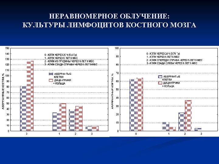 НЕРАВНОМЕРНОЕ ОБЛУЧЕНИЕ: КУЛЬТУРЫ ЛИМФОЦИТОВ КОСТНОГО МОЗГА 