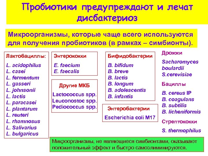 Производство пробиотиков презентация