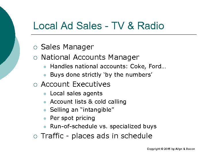 Local Ad Sales - TV & Radio ¡ ¡ Sales Manager National Accounts Manager
